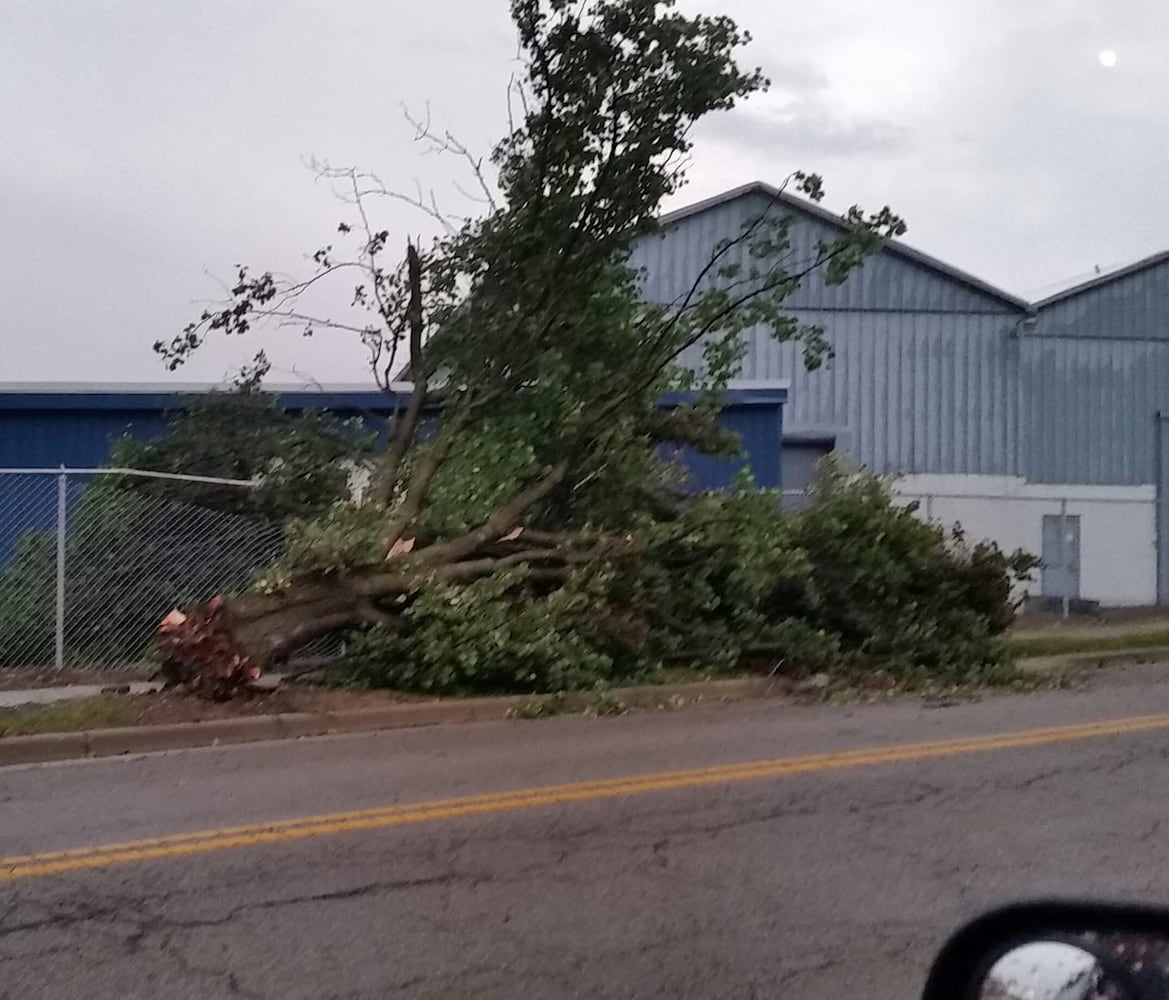 PHOTOS: Strong winds cause damage around the Miami Valley