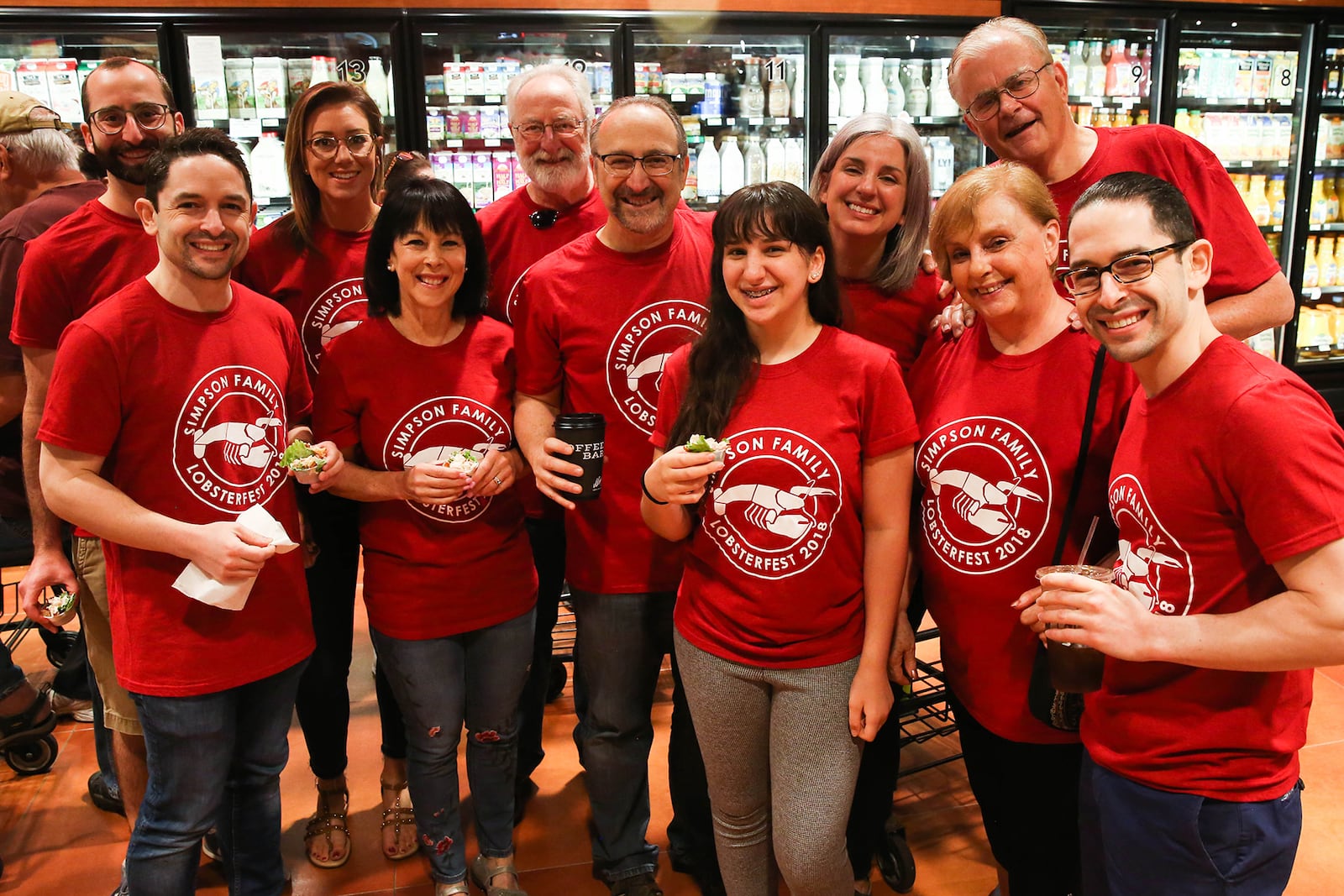 Lobstermania at Dorothy Lane Market is so popular a local family had t-shirts made up for the event last year. DOROTHY LANE MARKET