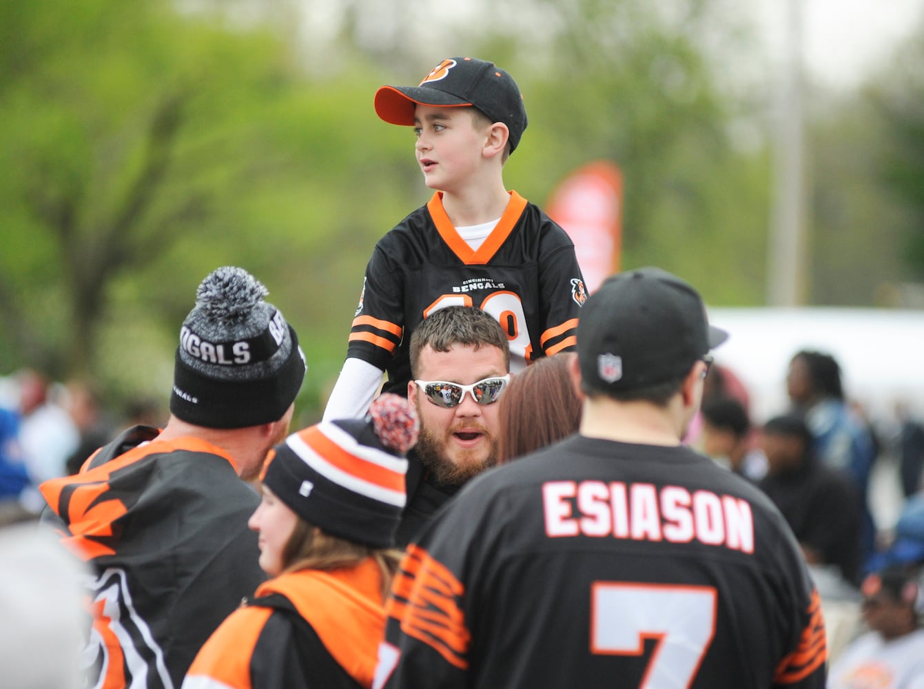 PHOTOS: NFL Draft Day at Dayton’s Triangle Park