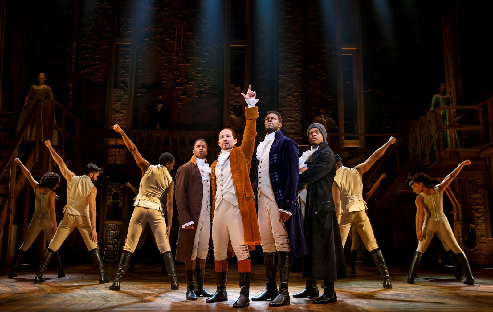 Dayton Live's Premier Health Broadway Series presented the local premiere of "Hamilton" at the Schuster Center during the 2021-22 season. JOAN MARCUS/CONTRIBUTED