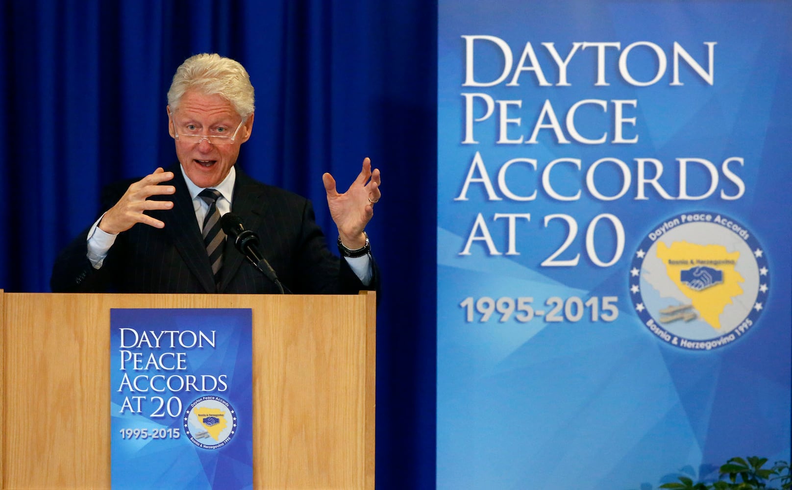 Pres Clinton Dayton Peace Accord Speaker