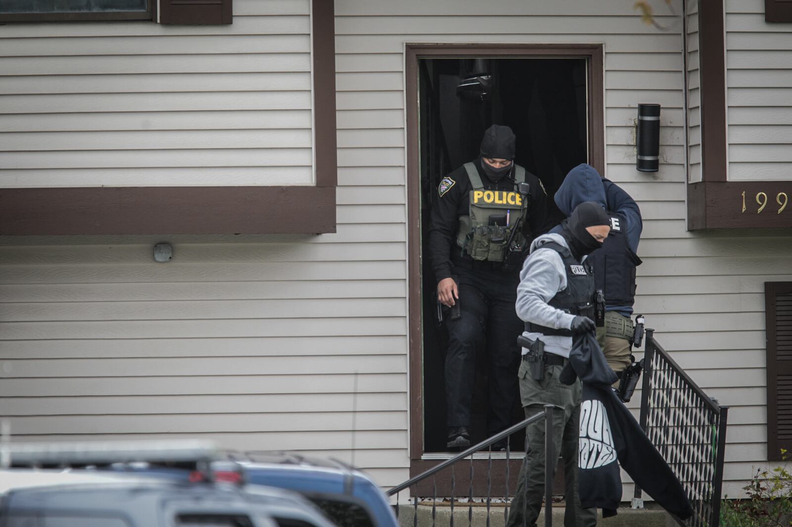 Three people were detained in Kettering Friday, April 23, 2021, in connection to a drug investigation. JIM NOELER/STAFF