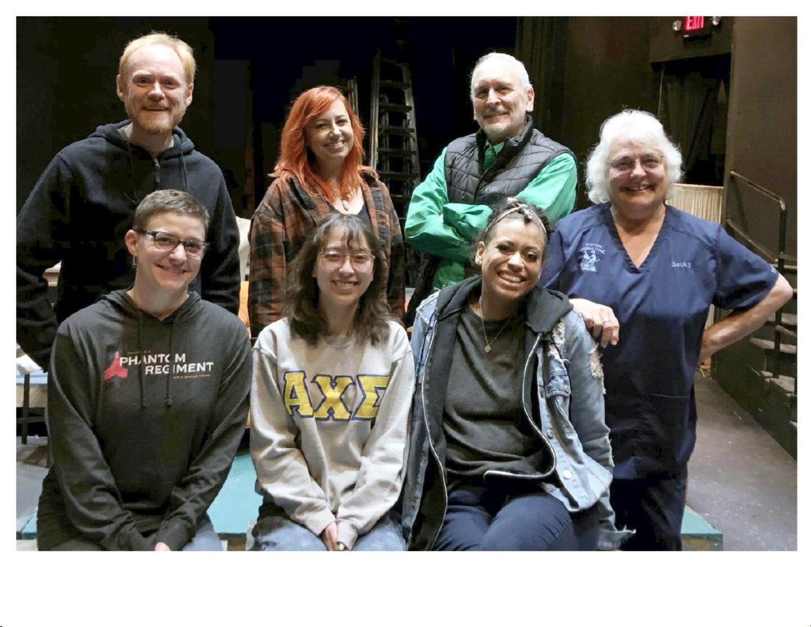 The cast of the Dayton Theatre Guild's production of "Wednesday's Child." CONTRIBUTED