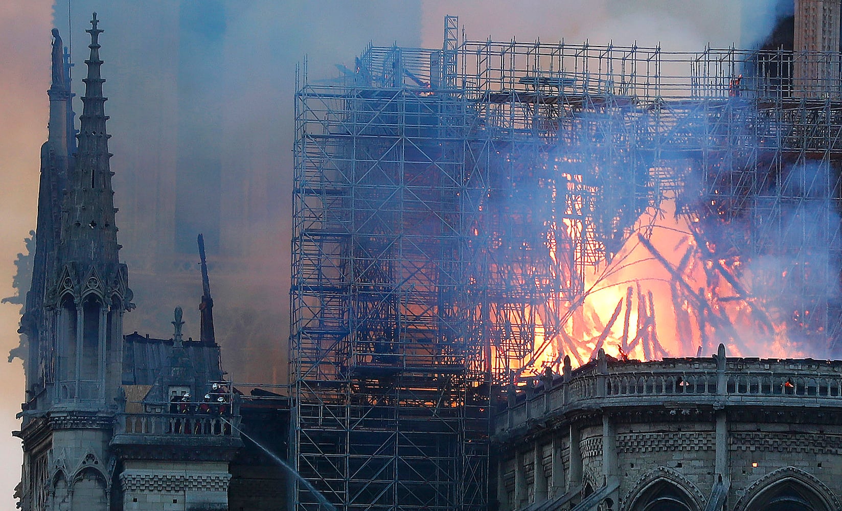 Photos: Paris’ Notre Dame Cathedral on fire