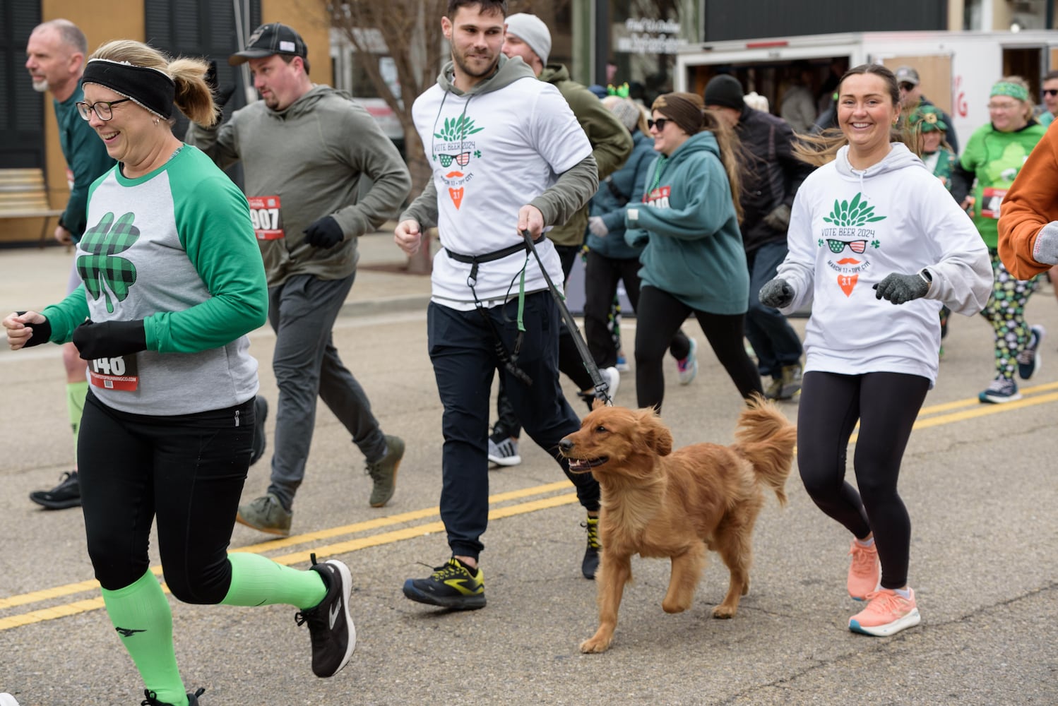 PHOTOS: St. Paddy's Day 3.1 Beer Run 2024 in Downtown Tipp City