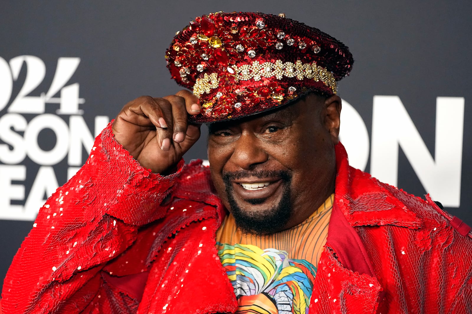 FILE - George Clinton appears at MusiCares Person of the Year honoring Jon Bon Jovi in Los Angeles on Feb. 2, 2024. (Photo by Jordan Strauss/Invision/AP, File)