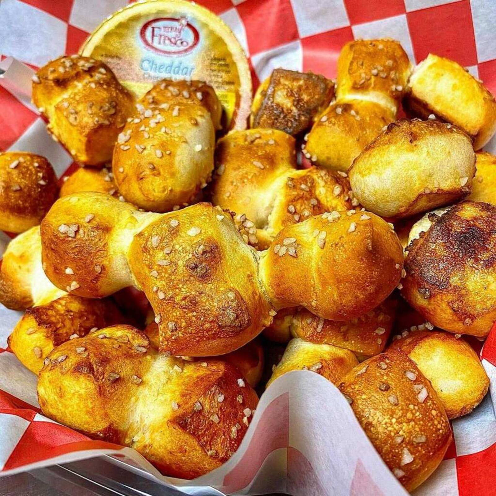 Pretzel Bites at Beavercreek Pizza Dive, located at 4021 Dayton Xenia Road.