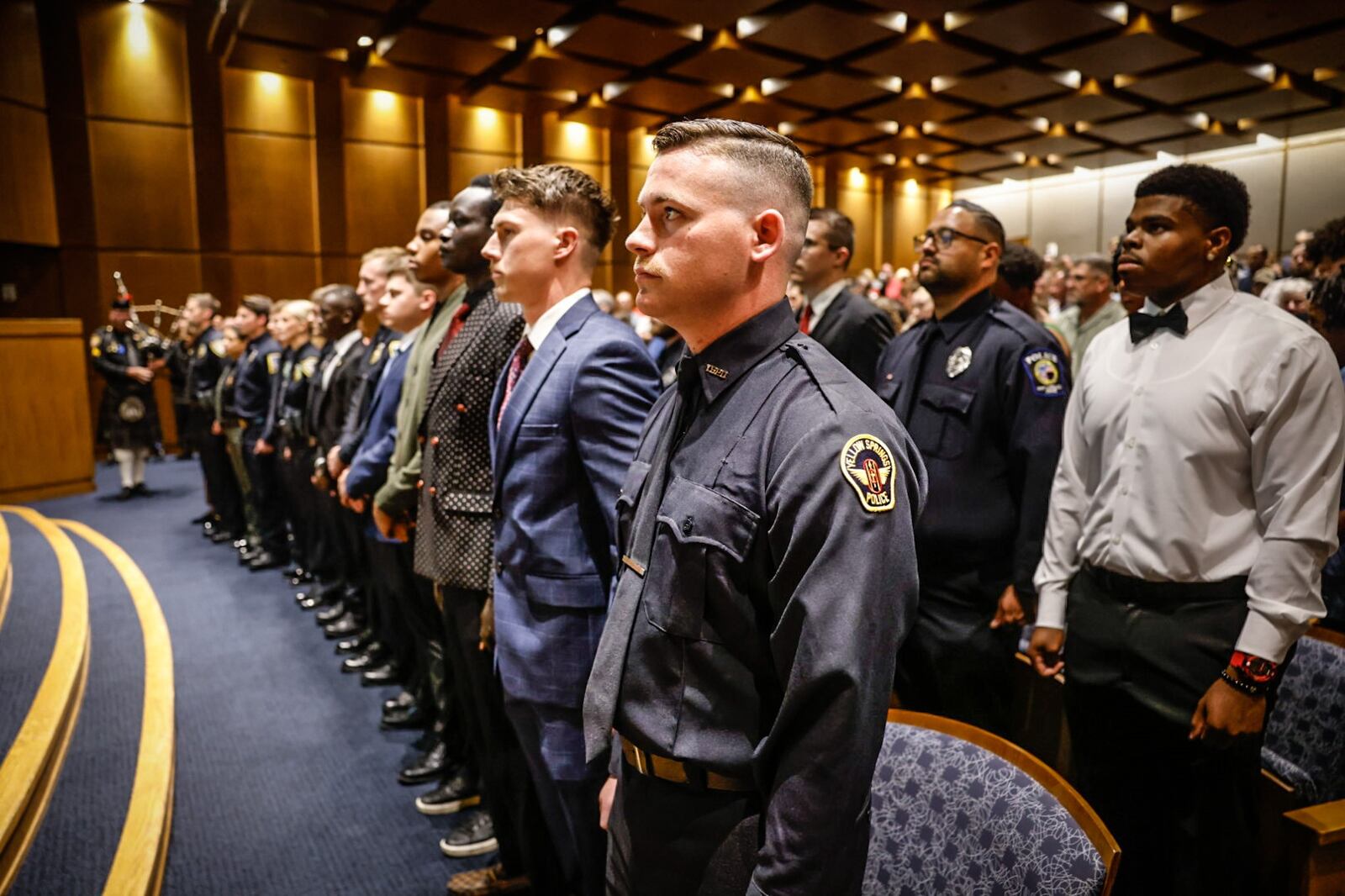 Sinclair Community College's Criminal Justice Training Academy graduation ceremony was held June 12 at Sinclair College. 19 students graduated in law enforcement and corrections. JIM NOELKER/STAFF