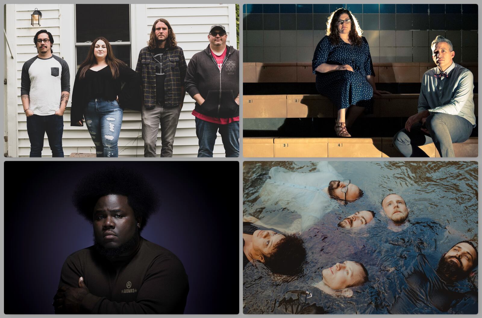 Tino (clockwise from bottom left), Scary Hotel, the Nautical Theme and Neo American Pioneers are among the performers at the 15th volunteer-run music and arts festival, Sideshow, at Yellow Cab Tavern in Dayton on Friday and Saturday, May 20 and 21.