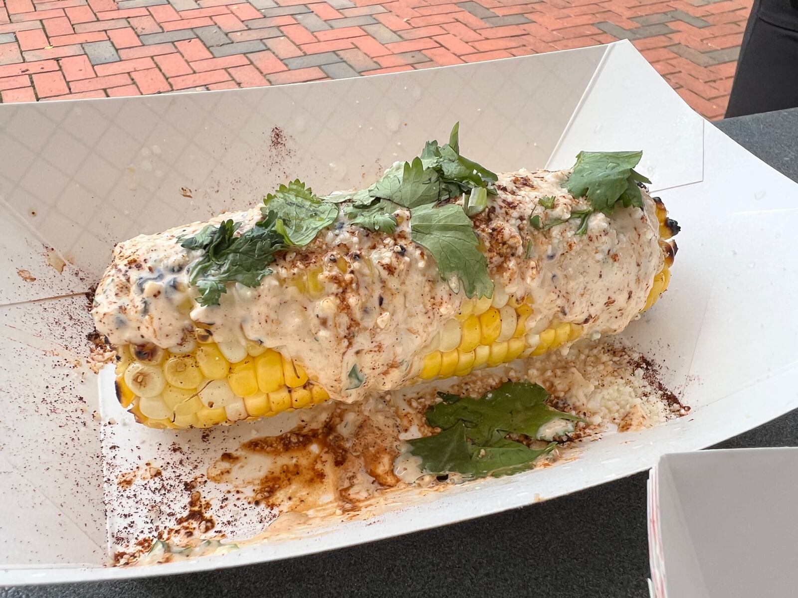 Kicken' Chicken Wing Fest: Amber Rose won Best Side for their Street Corn dish. PHOTO BY ALEXIS LARSEN