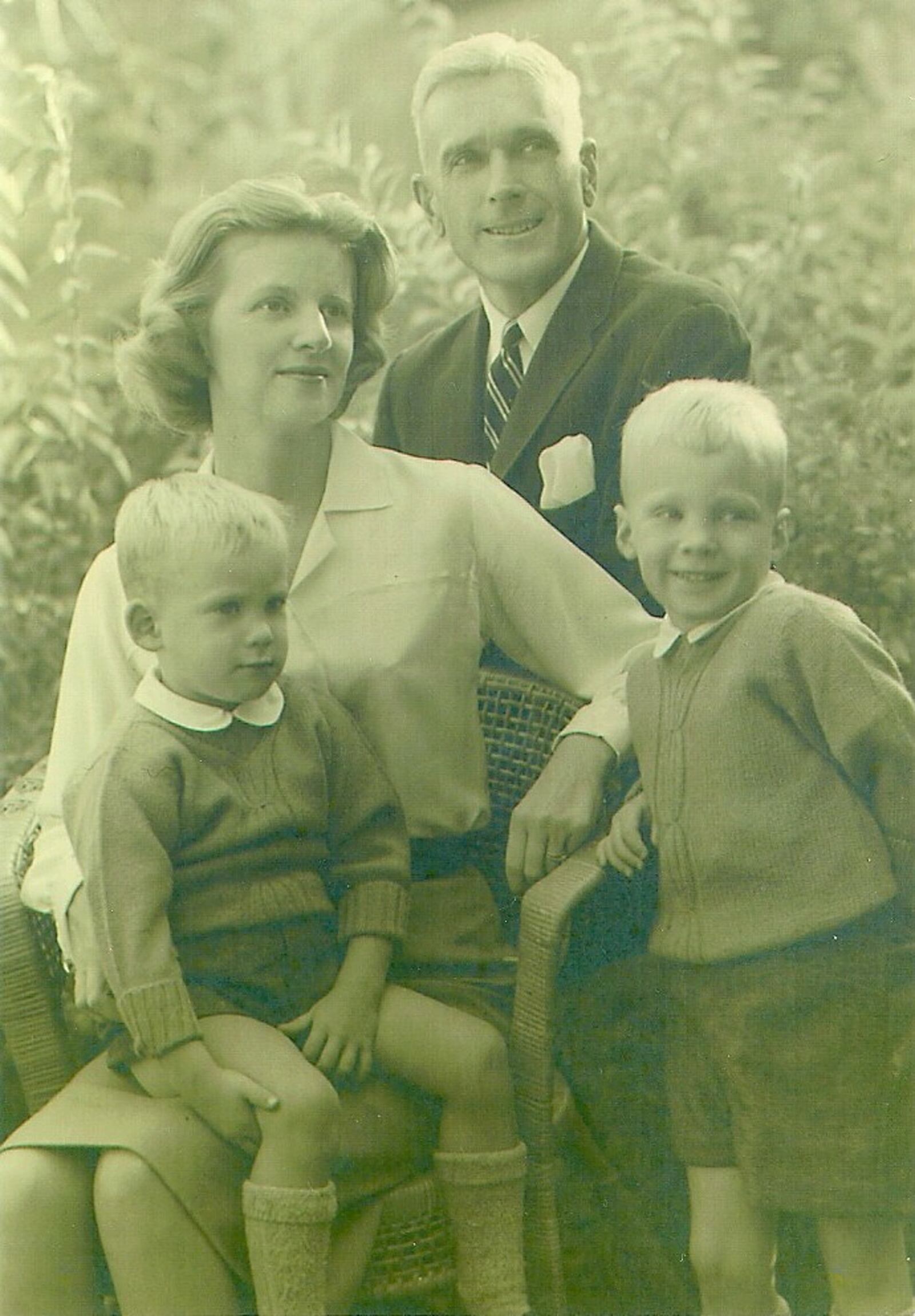 Edward F. Breen sitting in his mother, Constance's lap with his brother Bob and father Edward G. Breen. CONTRIBUTED