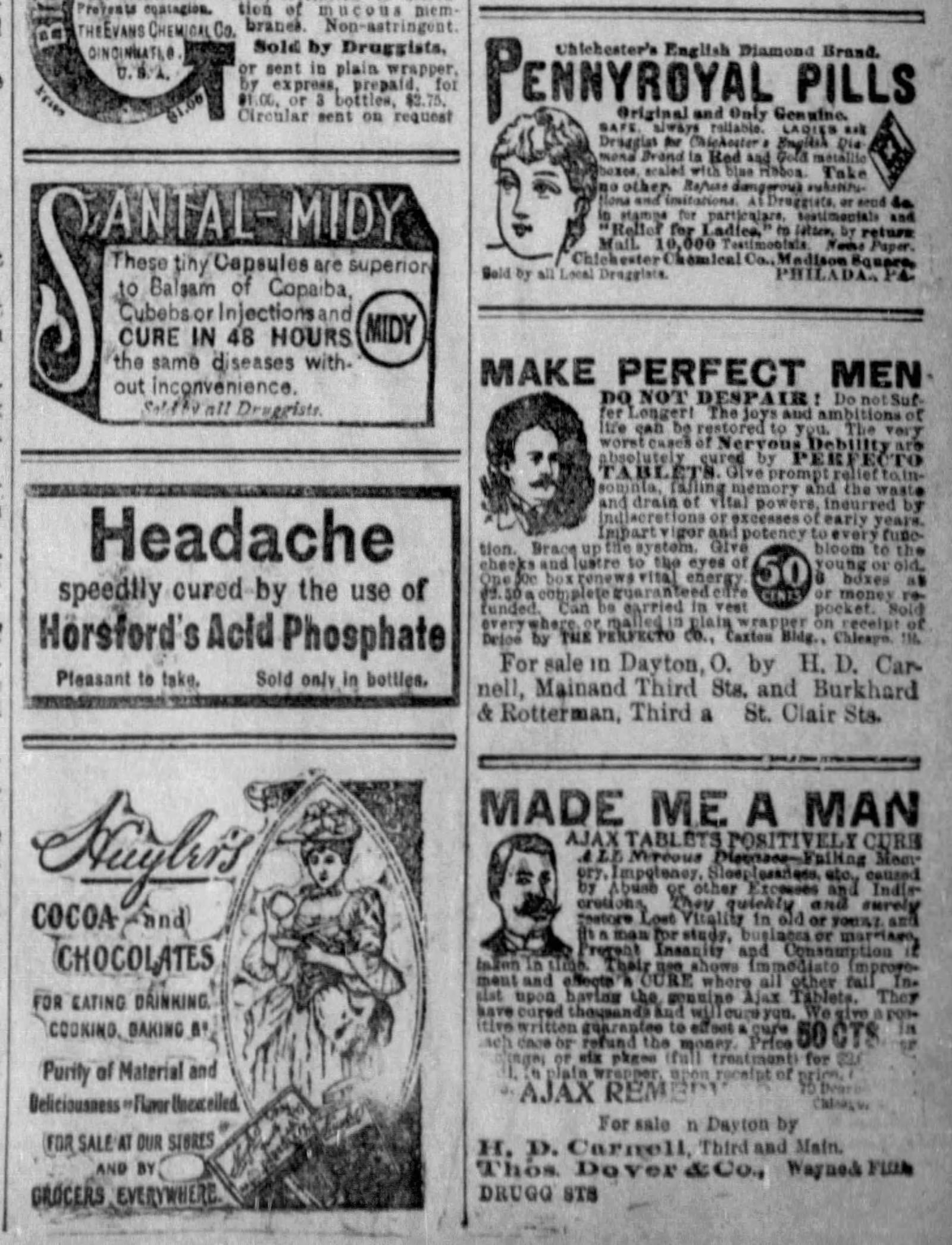 Dayton life in 1898. Home remedies. DAYTON DAILY NEWS ARCHIVES