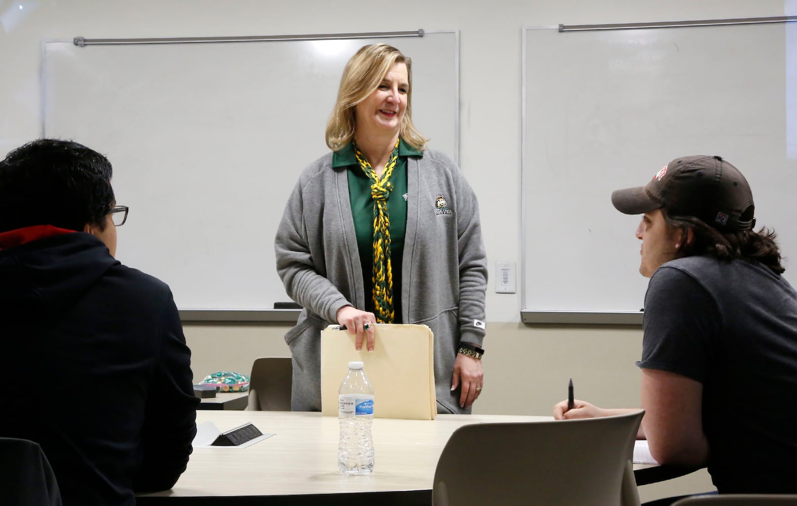 PHOTOS: WSU Faculty strike, President teaches, Students sit-in