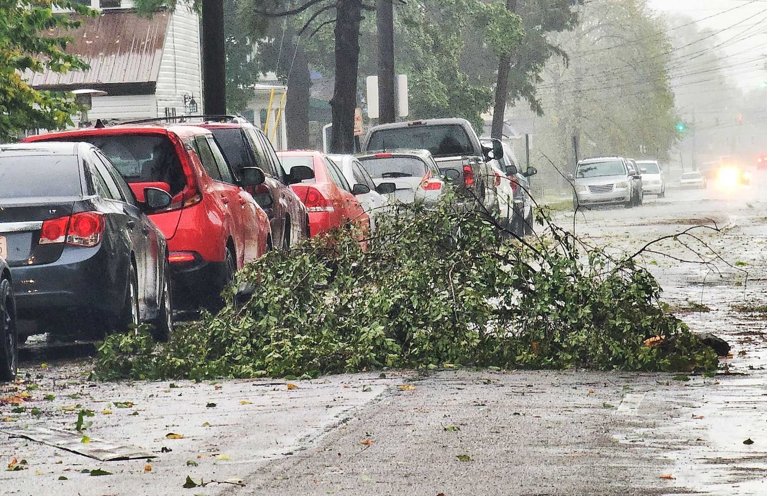 High winds, heavy rain