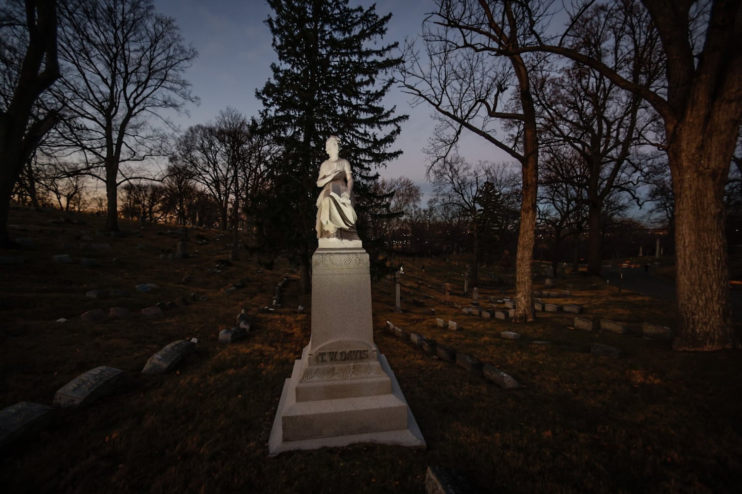 Angel Night at Calvary Cemetery