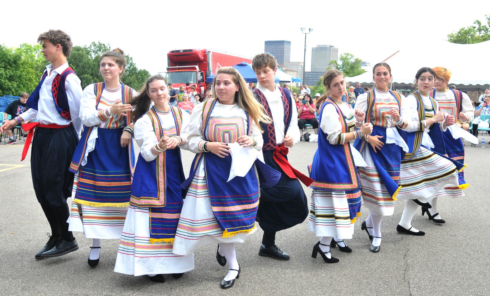 Dayton's Greek community celebrated its history and traditions during the 64th Annual Greek Festival at Annunciation Greek Orthodox Church the weekend of Sept. 9-11. Greek dancing, music and food were featured during the three-day event. Visitors to the the festival also had the opportunity to tour the church and learn about the Greek Orthodox faith and its traditions. David A. Moodie/Contributing Photographer