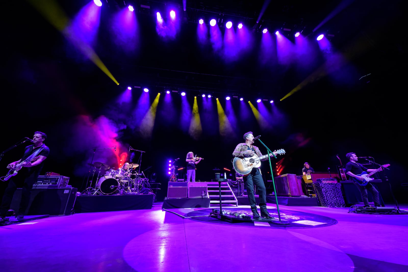 Multi-platinum country artist Gary Allan made a tour stop at the Rose Music Center at The Heights on Friday, May 10, 2024. Country singer Mae Estes opened the show with a solo acoustic set. TOM GILLIAM / CONTRIBUTING PHOTOGRAPHER