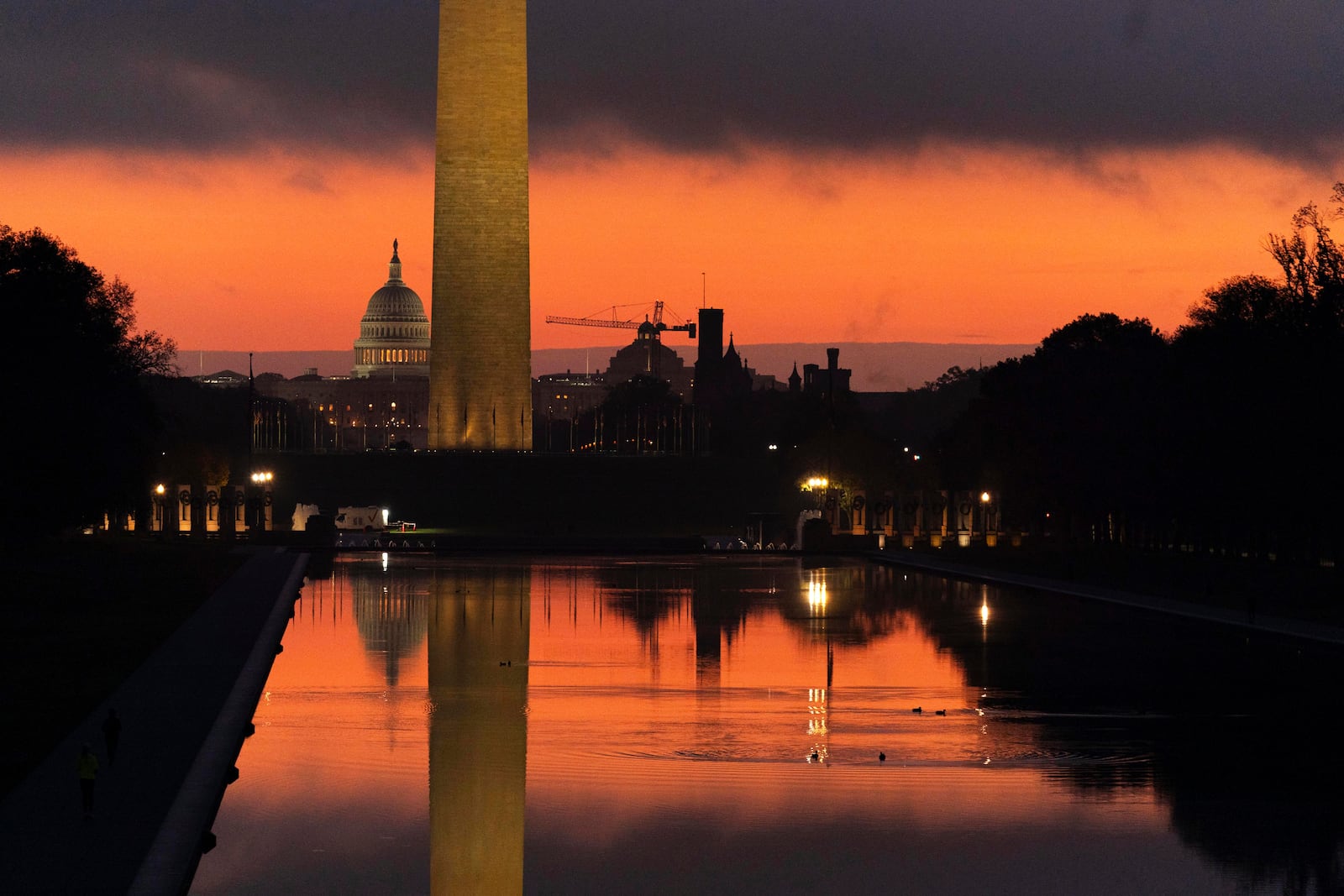 The U.S. Capitol, is seen on sunrise in Washington, Tuesday, Nov. 5, 2024. (AP Photo/Jose Luis Magana)