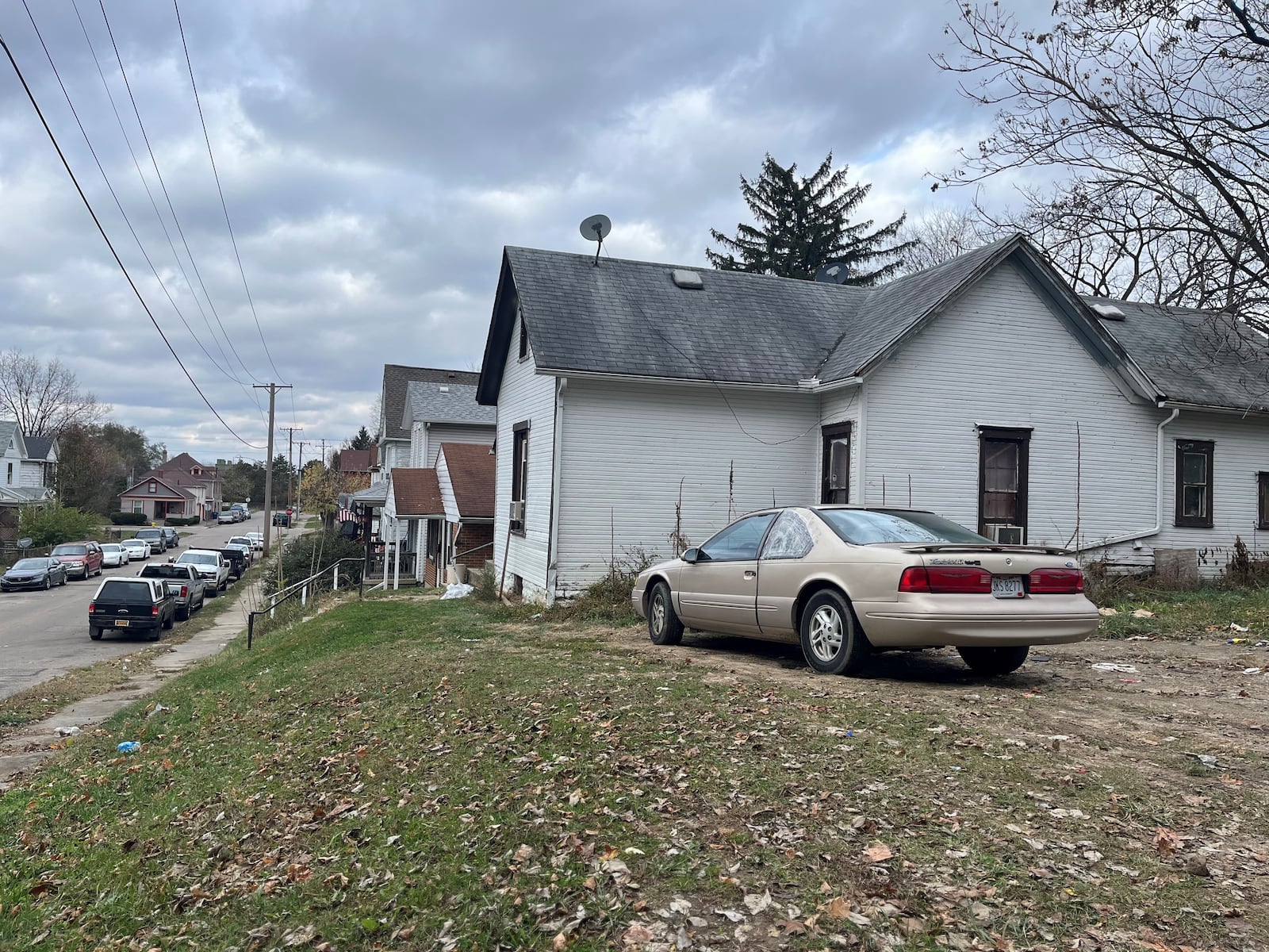 A city-owned property in east Dayton that the city proposes to sell via an online auction. CORNELIUS FROLIK / STAFF