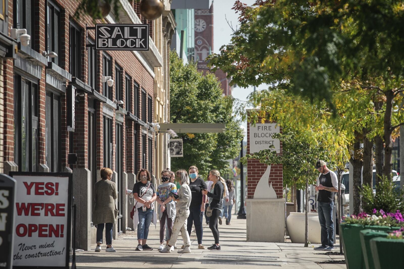 The Salt Block Biscuit Company on Third Street in the Fire Block District opened Tuesday September 22,2020.