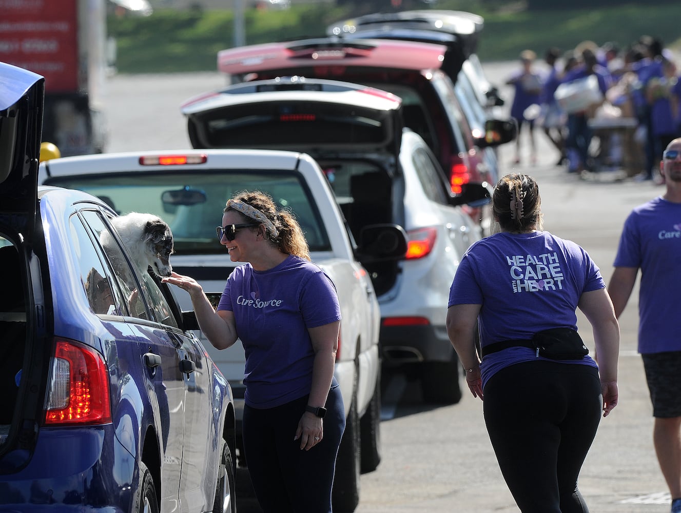 drive-thru food distribution