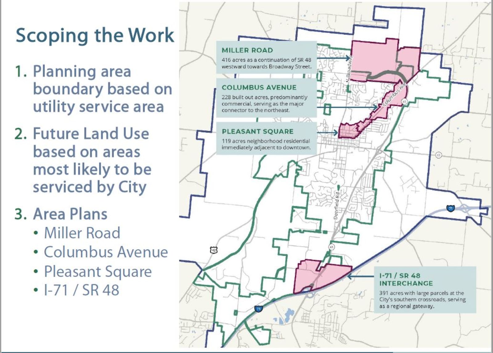 Lebanon's new comprehensive plan has six key goals and will focus on four areas of the city for future development. The proposed plan received a public hearing and a first reading Tuesday. The plan is expected to be approved by Lebanon City Council at its Nov. 23 meeting. CONTRIBUTED/CITY OF LEBANON