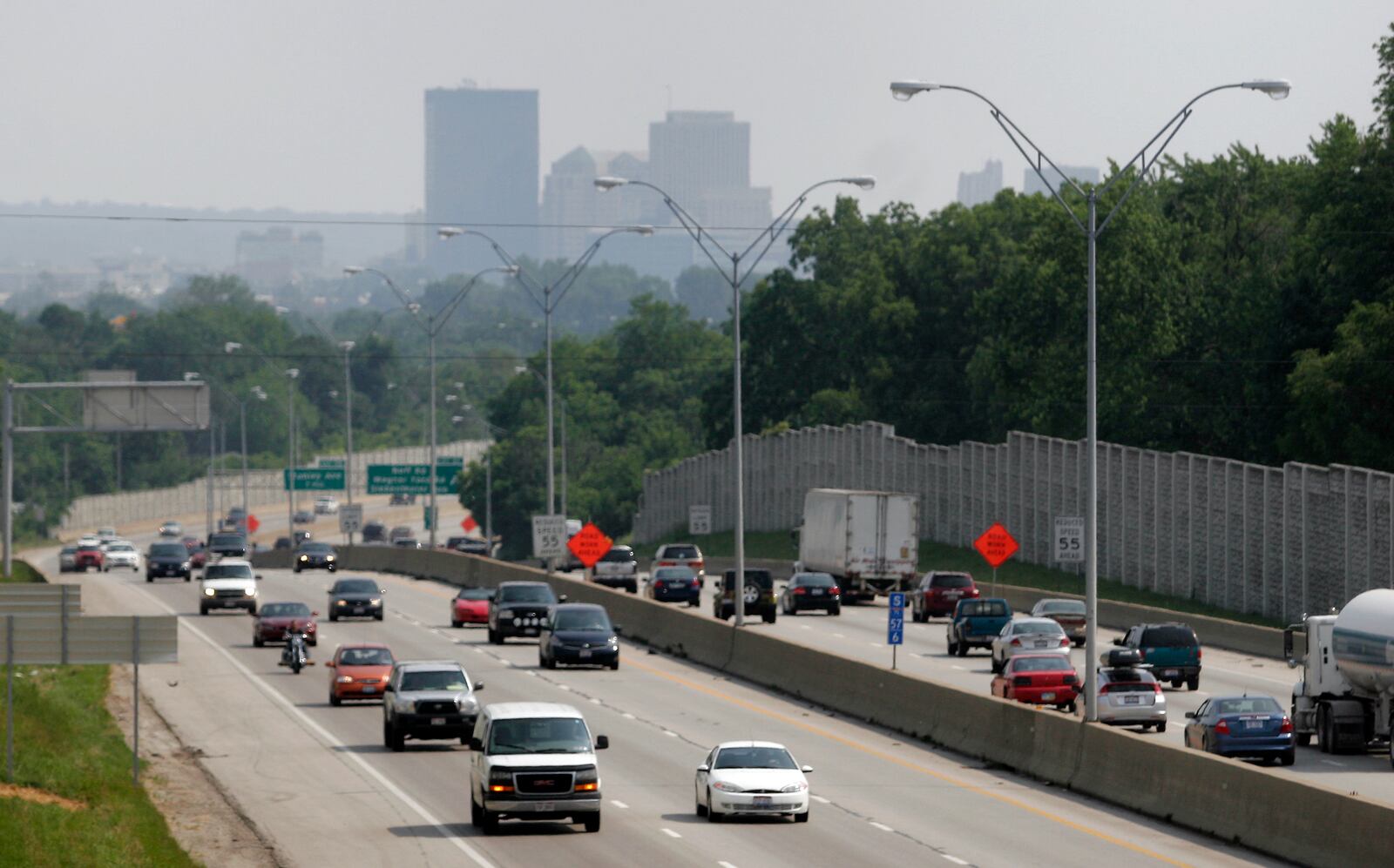 FILE PHOTO: A study shows motorists in Dayton experience less traffic congestion than in other metropolitan areas around the globe. CHRIS STEWART / STAFF