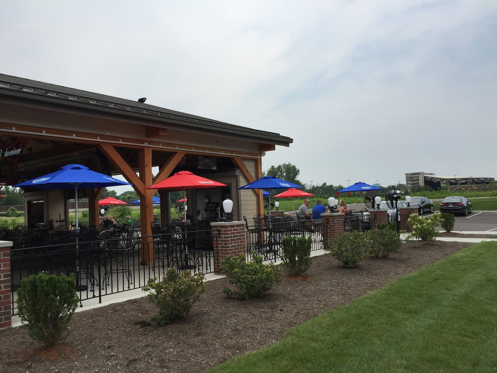 A view of the Rose Music Center in Huber Heights from the recently opened TJ Chumps. Contributed photo by Alexis Larsen