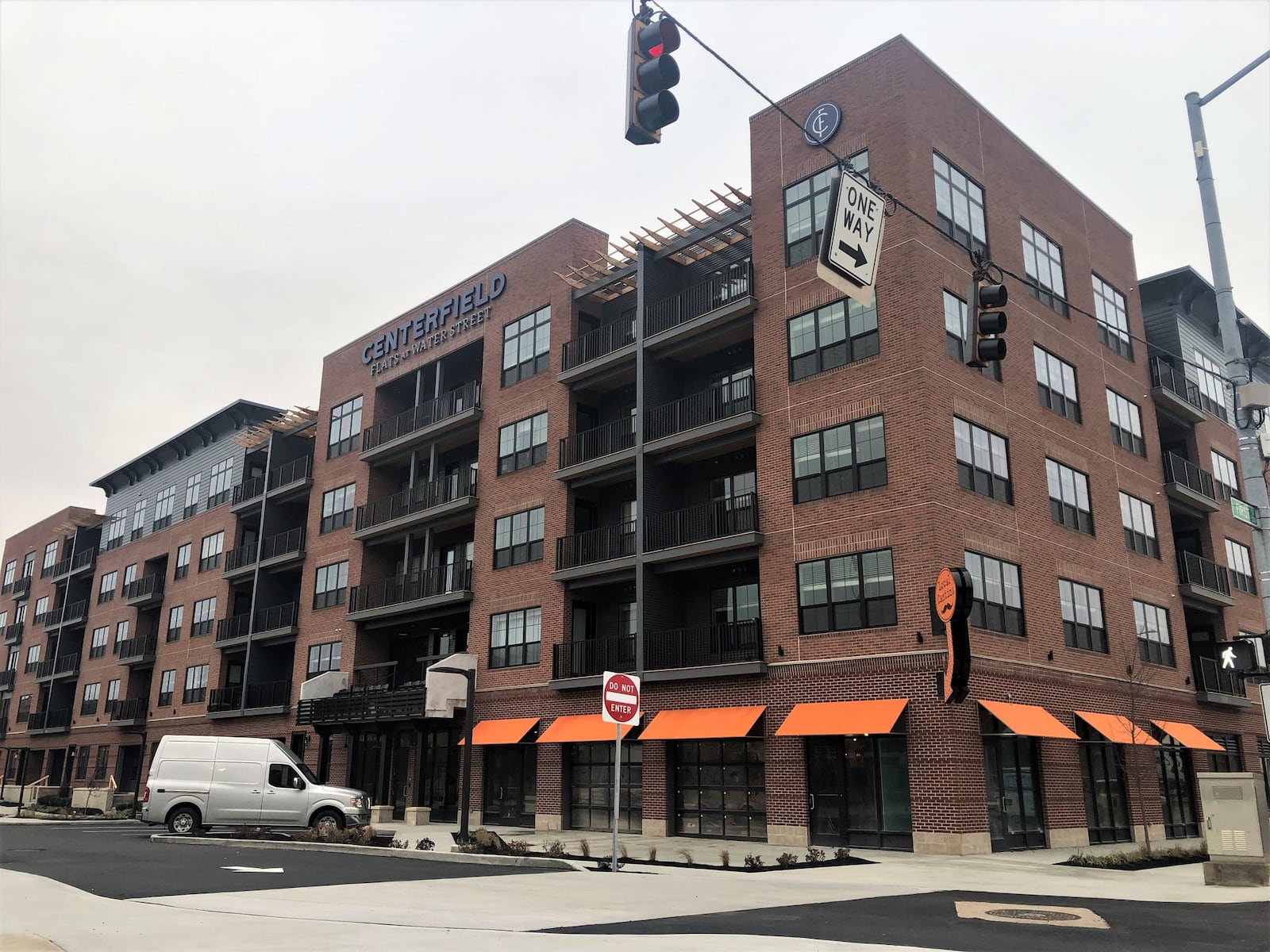 The Centerfield Flats are completed and almost 40 percent of the apartments are leased. CORNELIUS FROLIK / STAFF