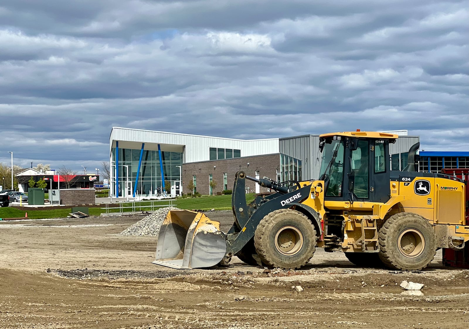 Groundwork has begun at the site of the former Marian Meadows shopping center, officially kickstarting the construction phase of a $40 million redevelopment project. AIMEE HANCOCK/STAFF