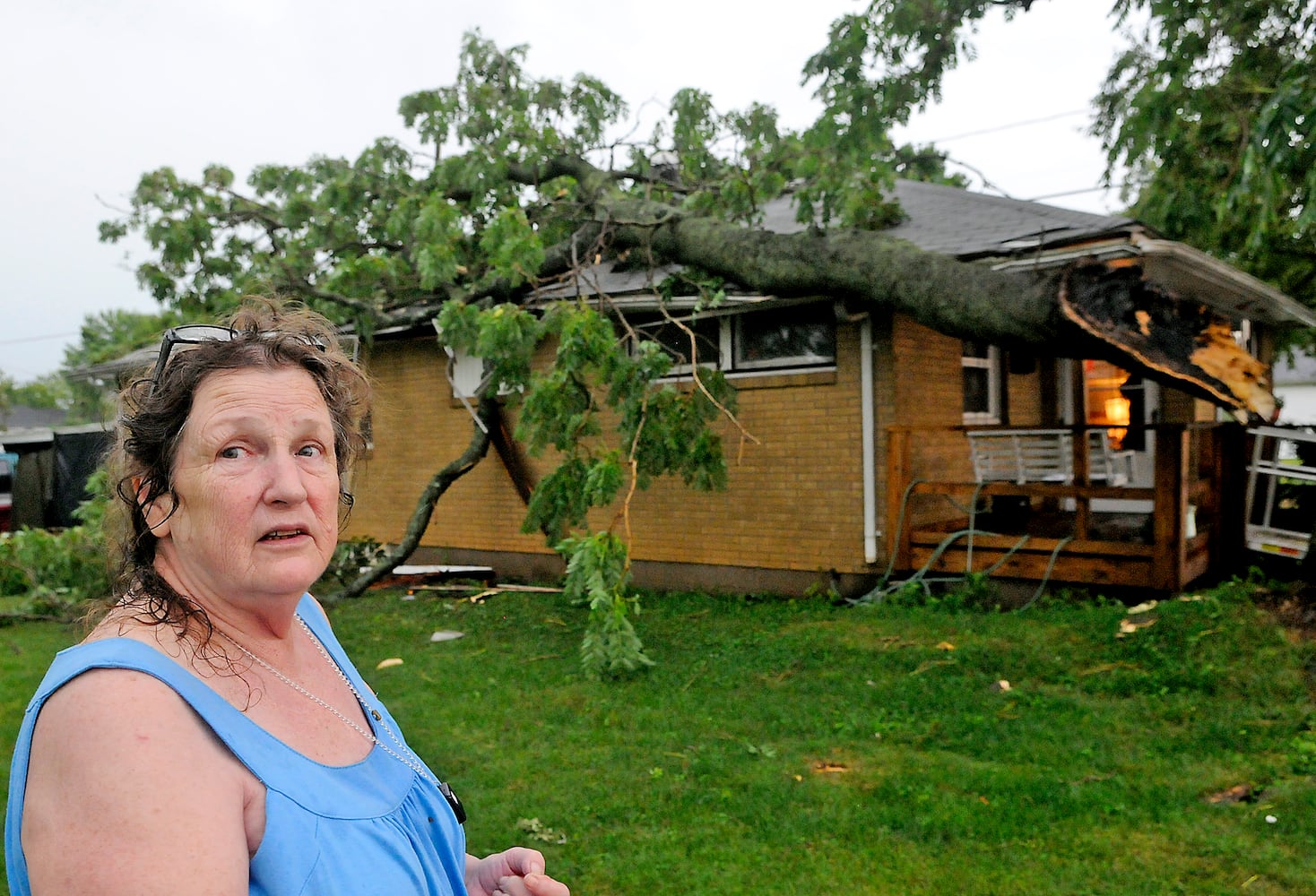 Photos showing damage of June 2012 derecho