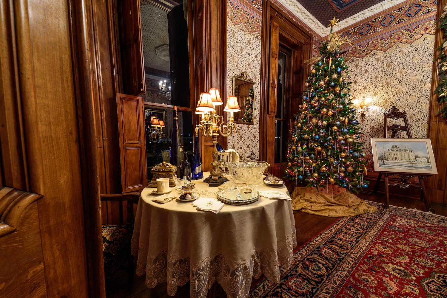 PHOTOS: The Bossler Mansion in St. Anne's Hill decked out for the holidays