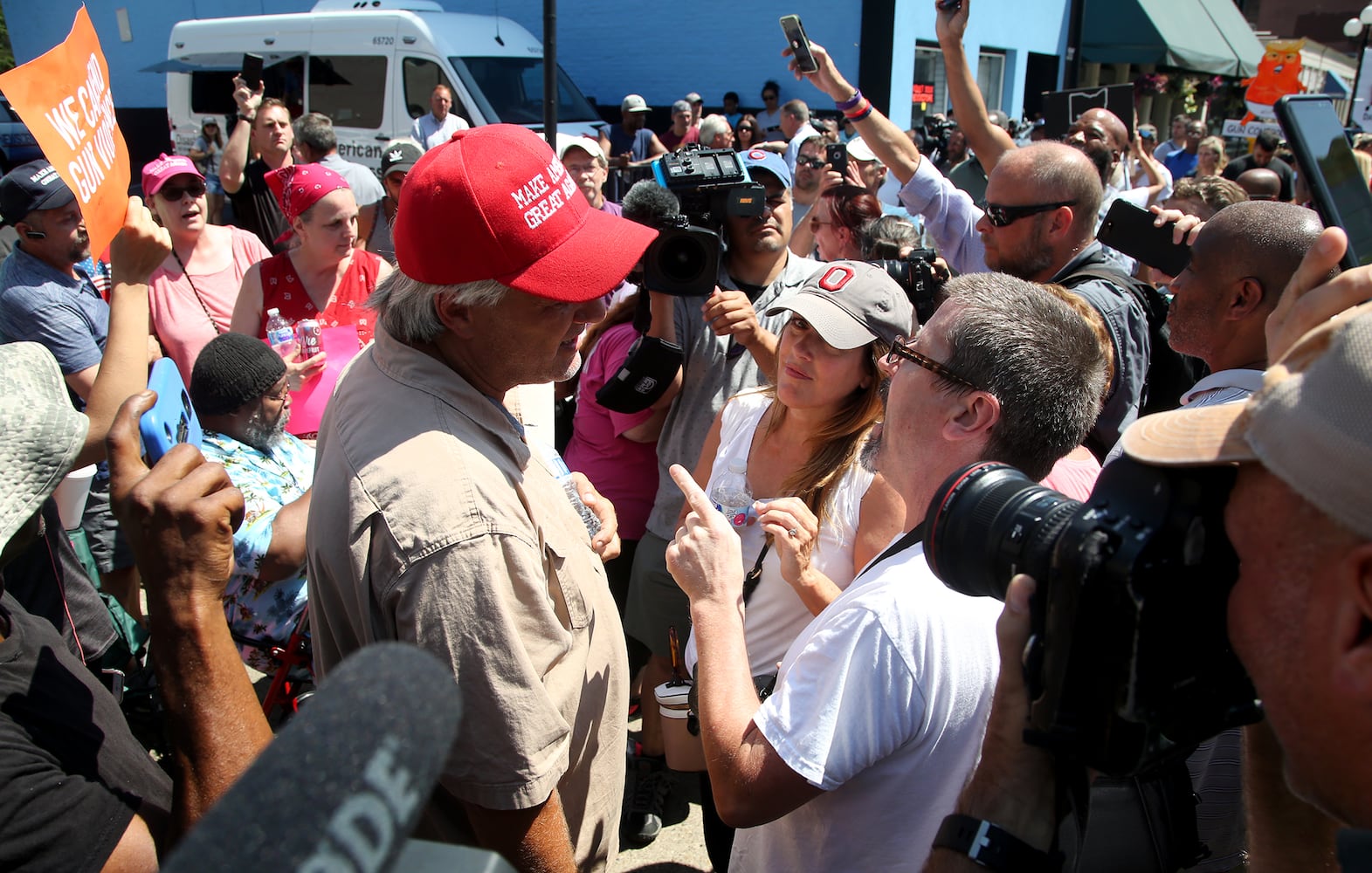 PHOTOS: Scenes of President Trump’s visit to Dayton