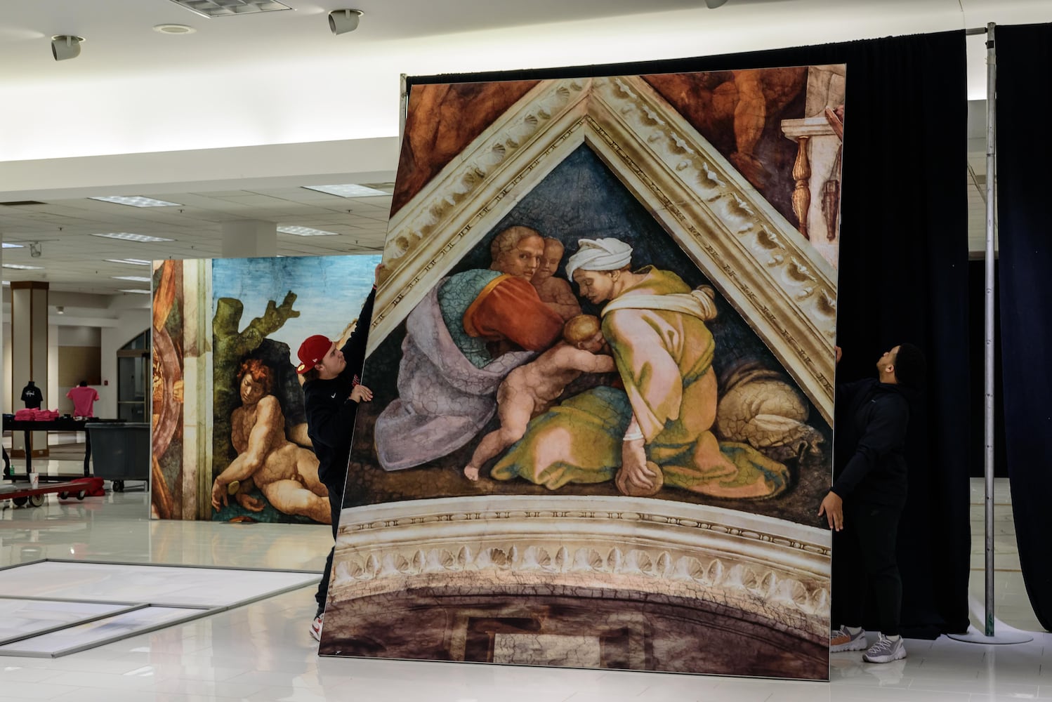 PHOTOS: A sneak peek of Michelangelo’s Sistine Chapel: The Exhibition at The Mall at Fairfield Commons