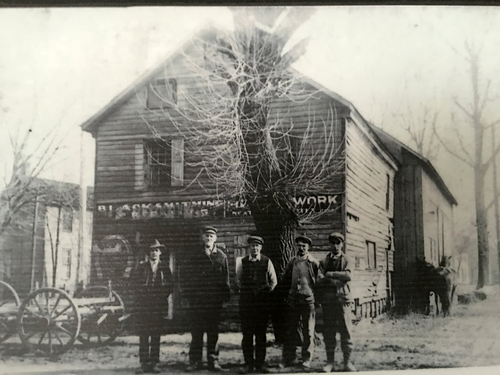 The Gilpin family  opened a gasoline service station on the southeast corner of Central Avenue and Main Street in Springboro.