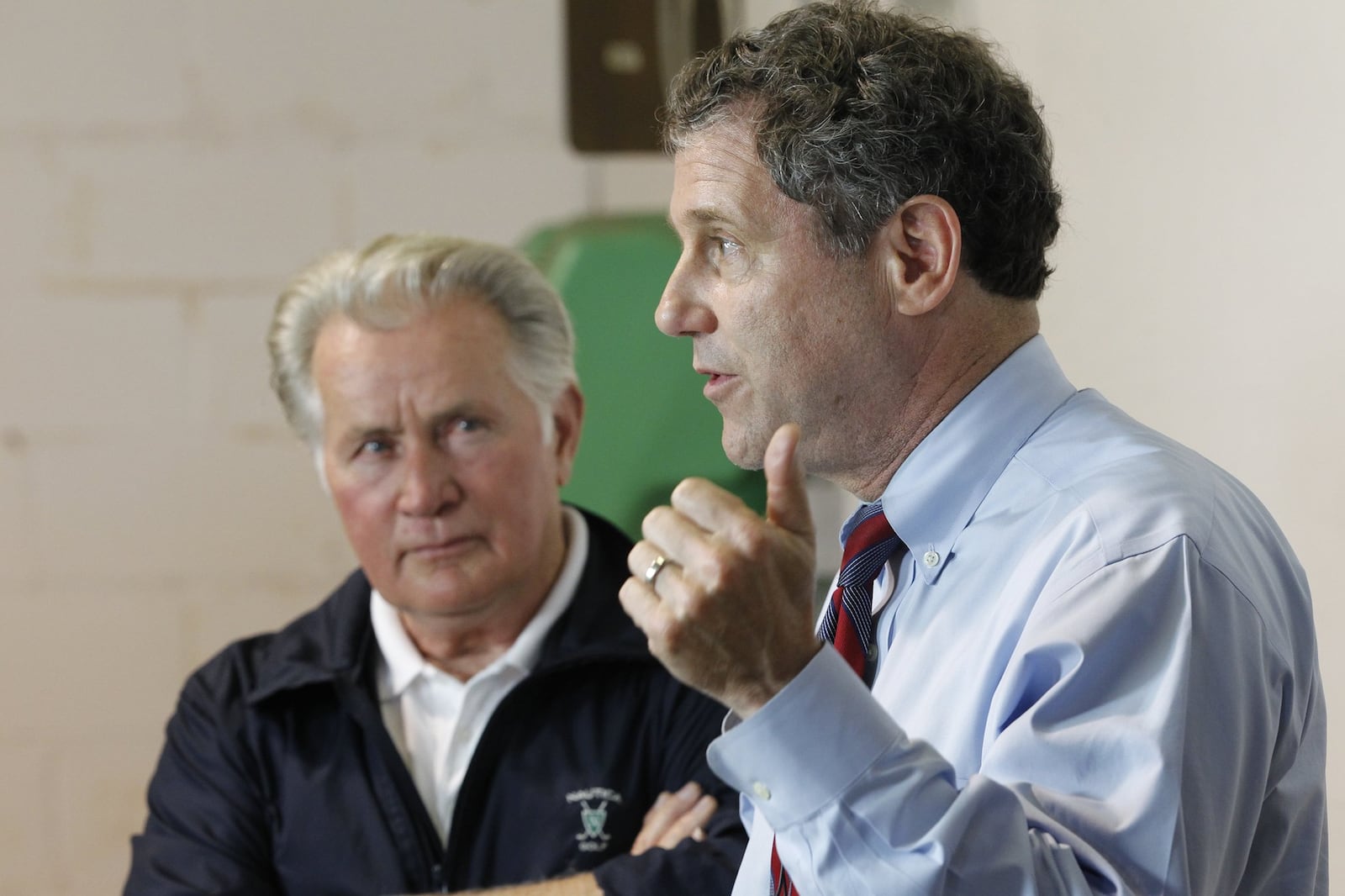 U.S. Sen. Sherrod Brown was joined on the campaign trail Wednesday, May 30, by actor, activist and Dayton Native Martin Sheen. The two toured The Foodbank in Dayton and packed Good-to-Go bags for needy children.