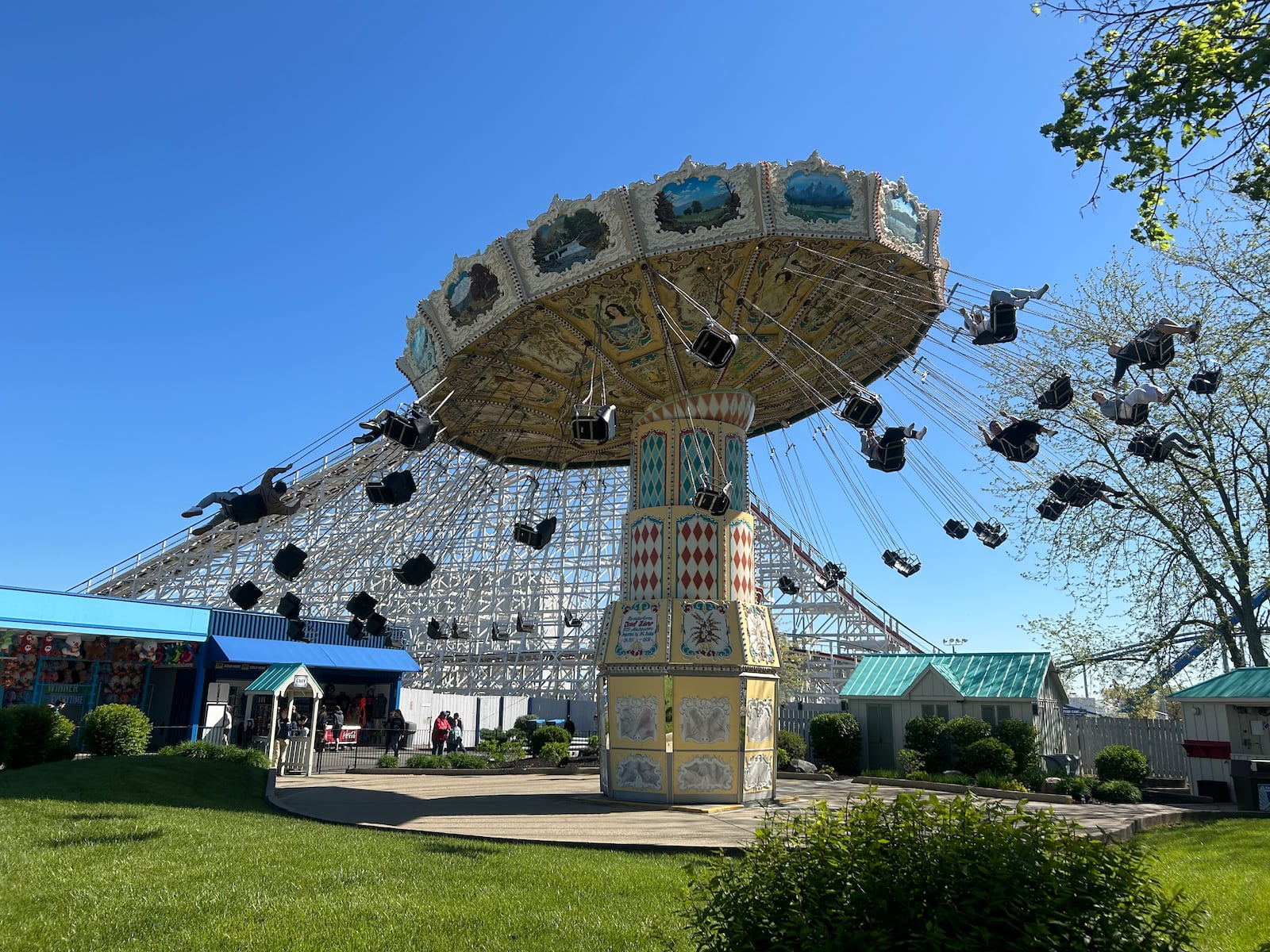 Kings Island opened for its 52nd season on Saturday, April 20, 2024. ALEX CUTLER/STAFF