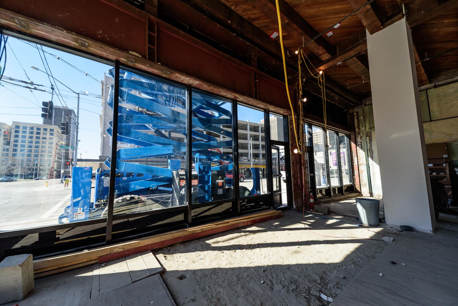 PHOTOS: Construction progress at the Home Telephone Building in downtown Dayton's Fire Blocks District