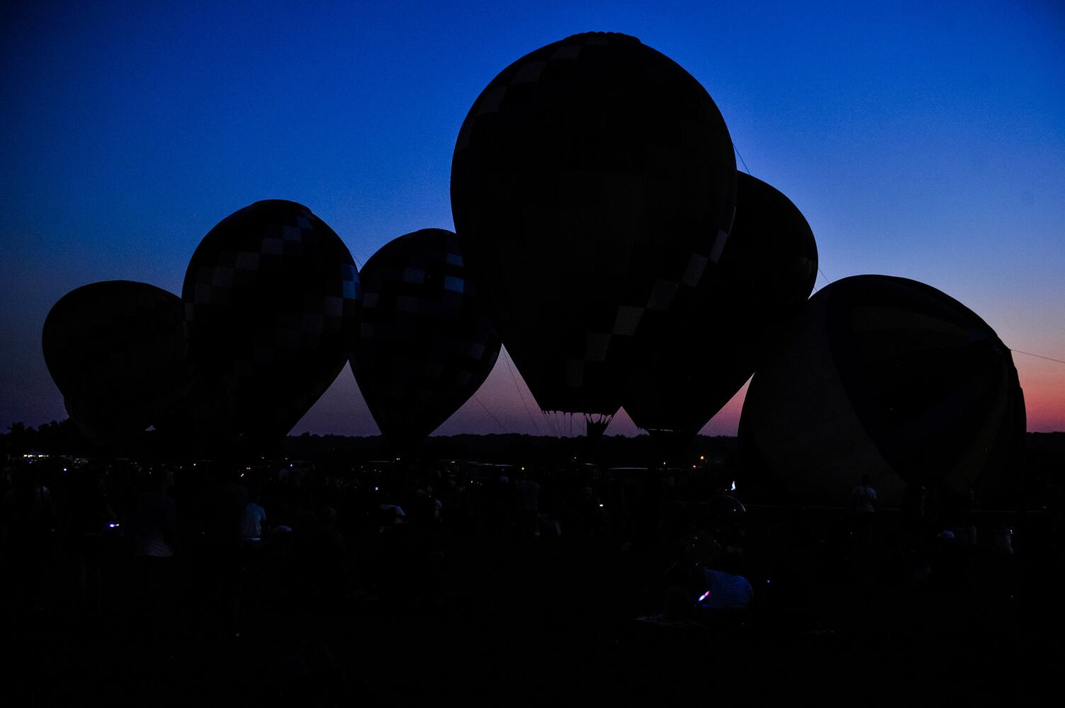 Ohio Challenge balloon glow and fireworks