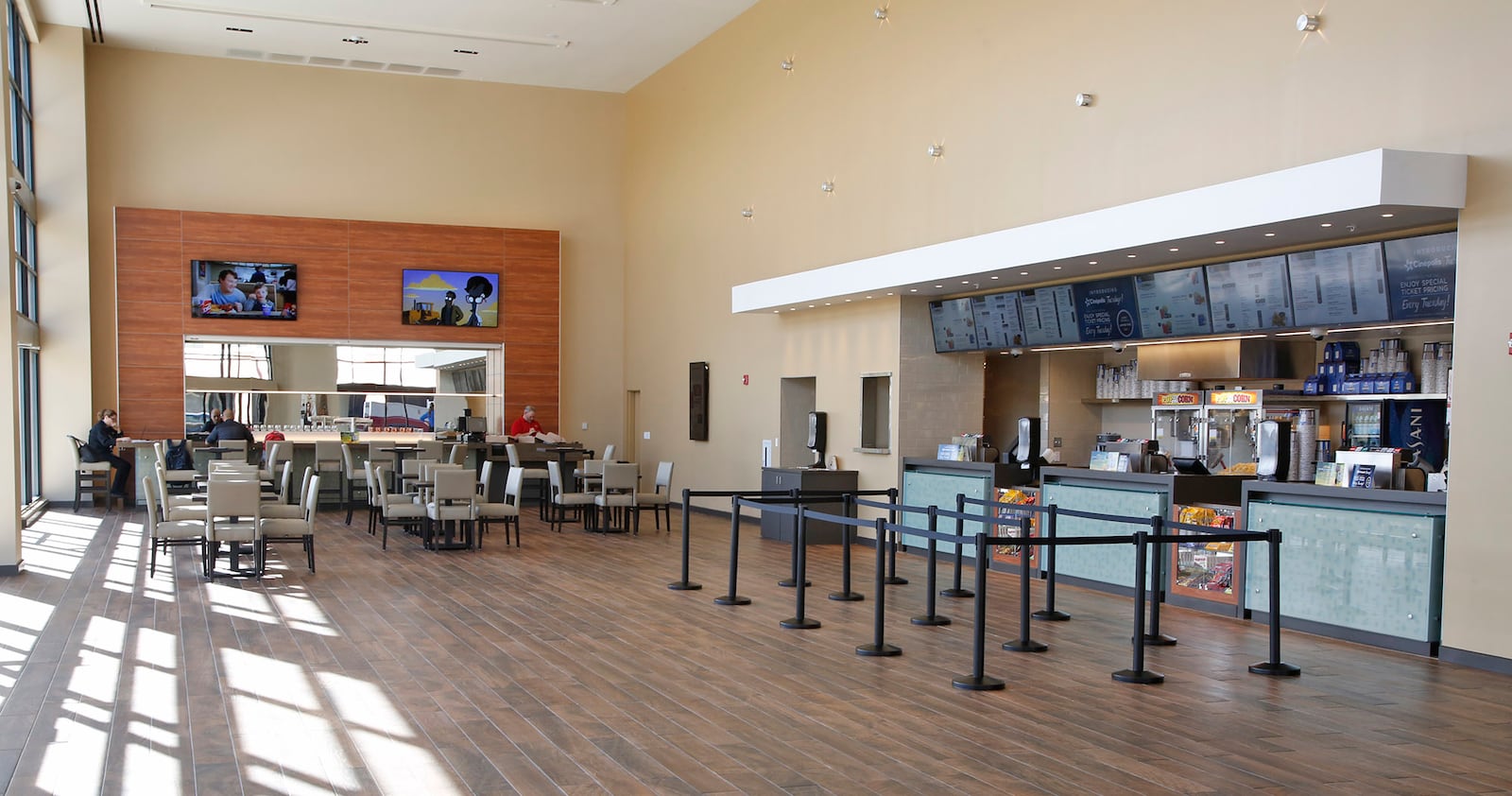 Cinepolis has a full service bar and concessions with gourmet food.  Cinepolis Dayton is now open at Austin Landing.   TY GREENLEES / STAFF