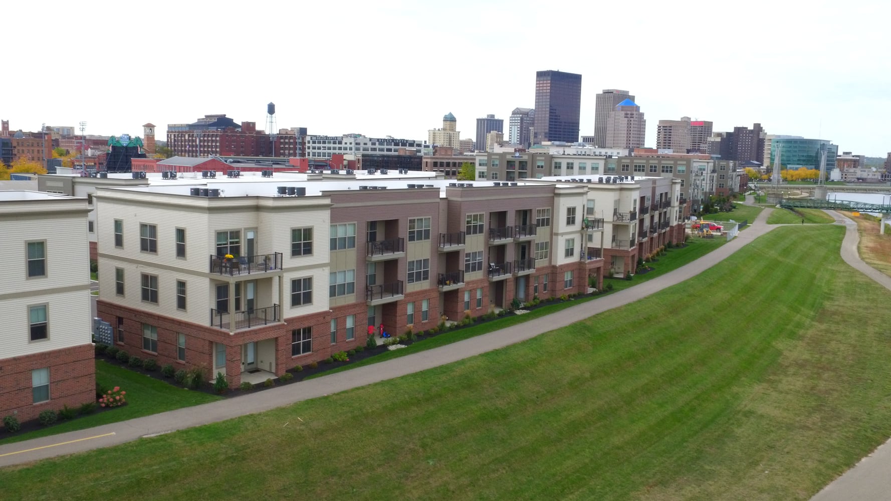 PHOTOS: What this booming area in downtown Dayton looks like from above