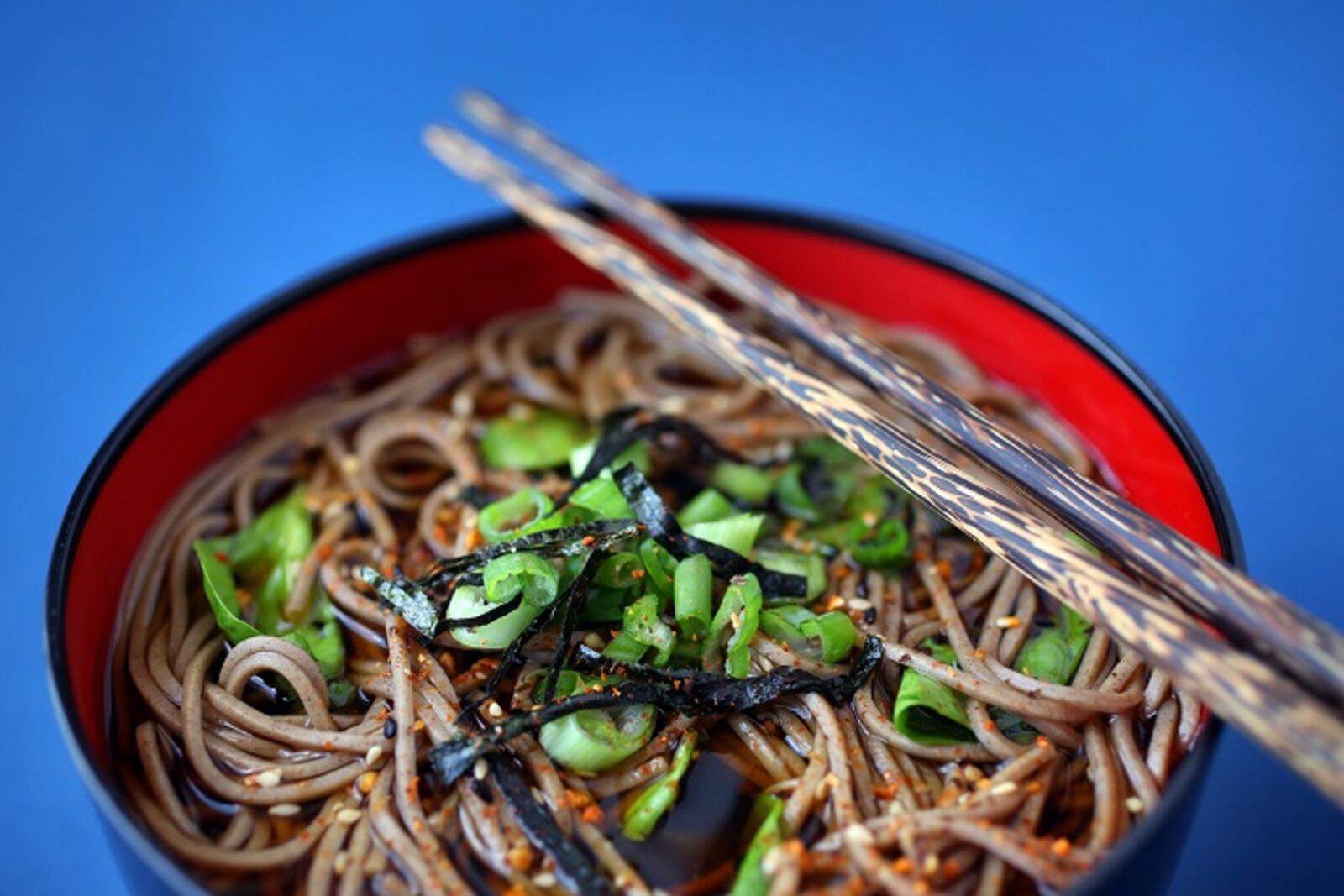 Toshikoshi Soba (or Year-End Soba Noodle Soup) to celebrate the new year. (Christian Gooden/St. Louis Post-Dispatch/TNS)