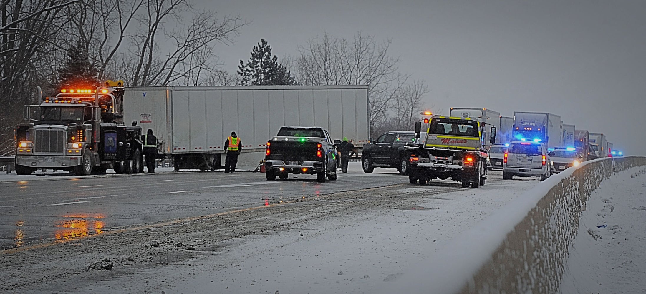 PHOTOS: Crashes on area highways after winter weather