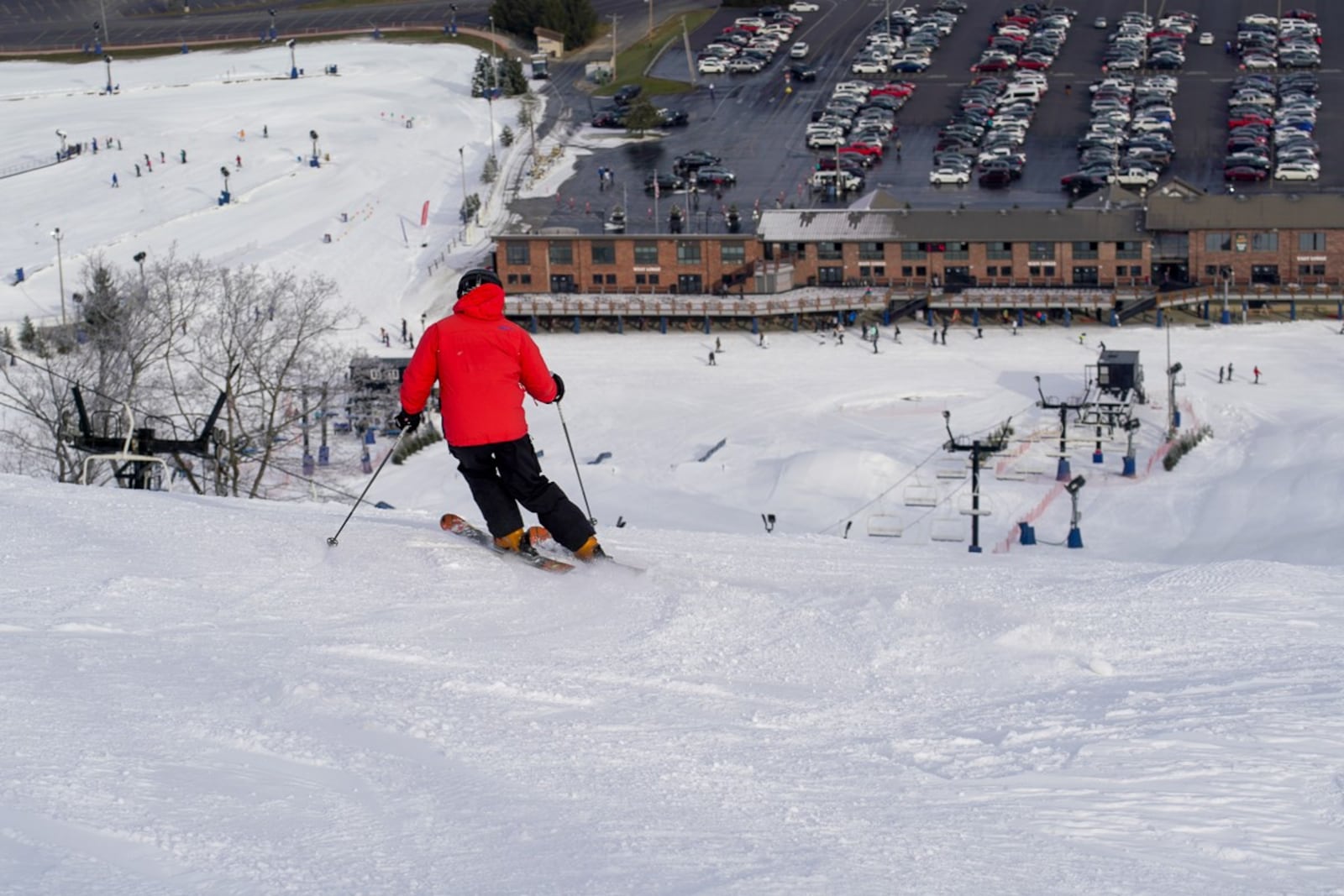 Perfect North Slopes in Lawrenceburg, Indiana, features skiing, snowboarding and snow tubing. The popular regional attraction opened in 1980. CONTRIBUTED