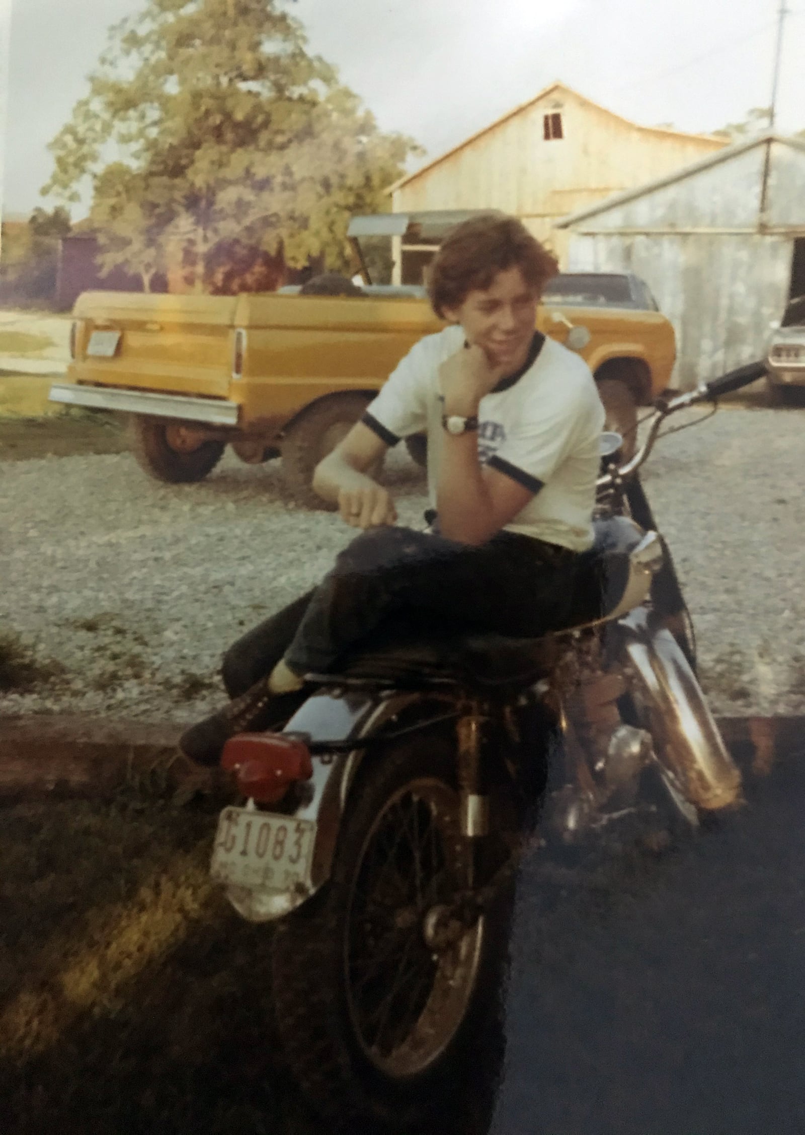 Peter Price grew up in the Dayton View neighborhood and graduated from Colonel White High School. He is shown at age 17 on his Triumph Motorcyle. CONTRIBUTED