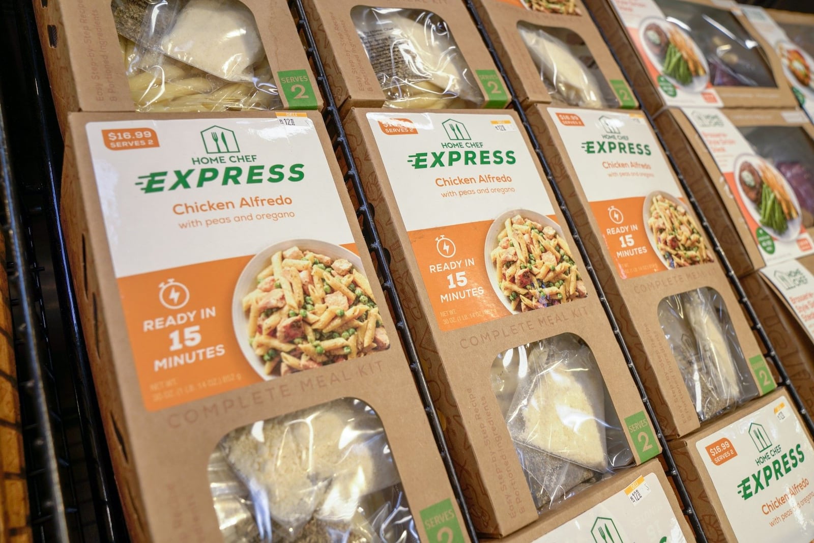 Kroger's Home Chef Express meal kits.