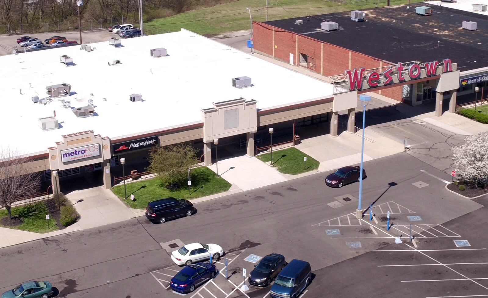 Former Aldi location in the Westown Shopping Center.  Ten years after the only Kroger on the west side of Dayton closed, beginning the onset of a food desert for people living here, the Aldi in the Westown Shopping Center closed its doors in April.     TY GREENLEES / STAFF