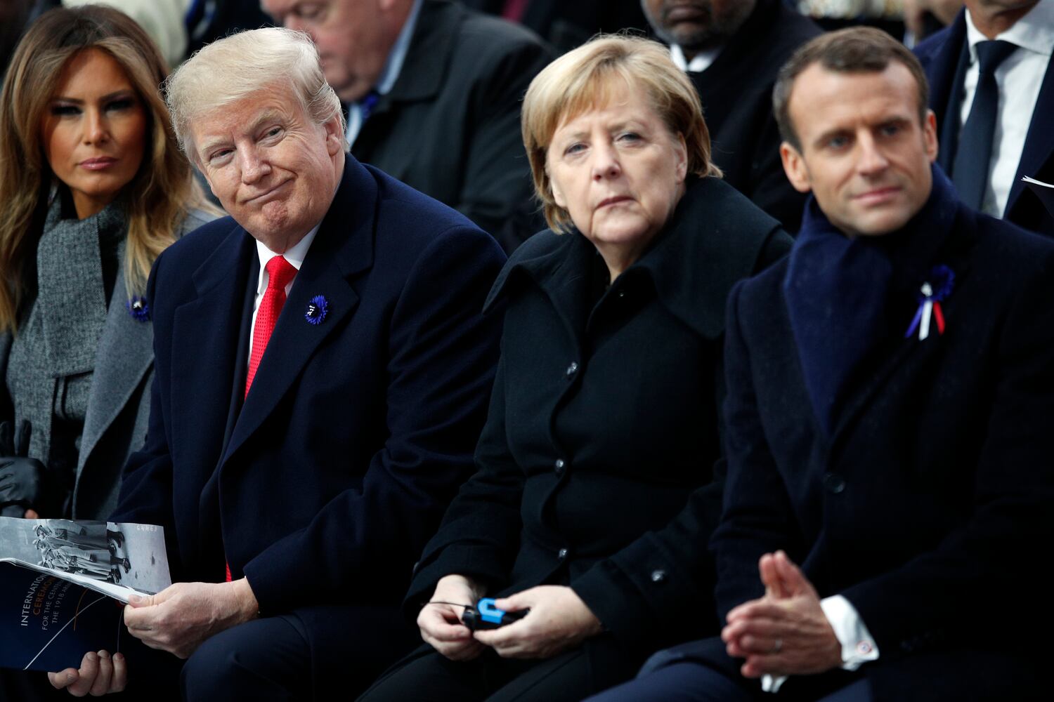 Photos: Trump, world leaders mark 100 years since World War I armistice