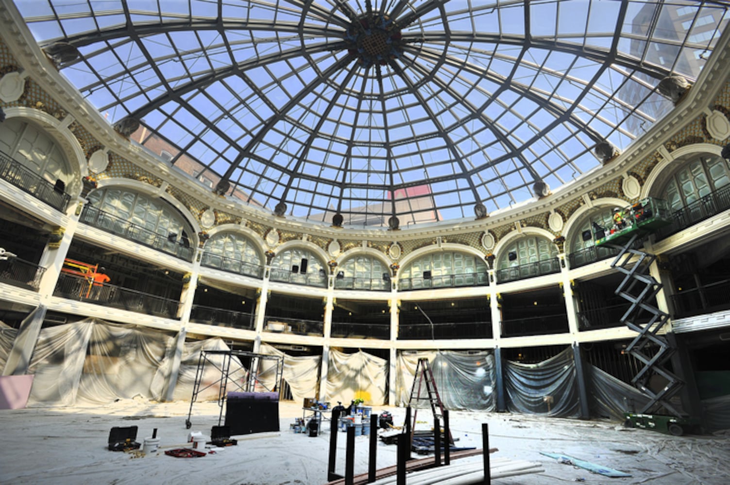 PHOTOS: Work progress at the downtown Arcade