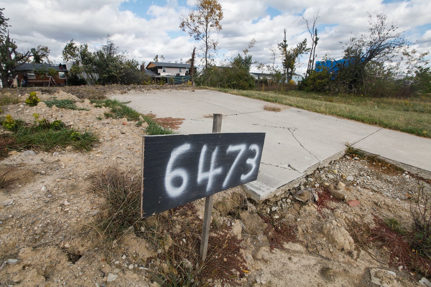 PHOTOS: Walking the path of the tornado — abandoned neighborhoods, slow progress in Trotwood